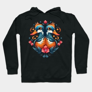 Mandarin Duck Valentine Day Hoodie